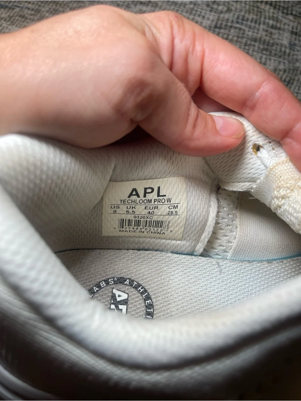 APL Women’s White Knit TechLoom Athletic Sneakers